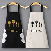 Kitchen Household Cooking Apron Men Women Oil-Proof Waterproof Adult Waist Fashion Coffee Overalls Apron Kitchen Supplies