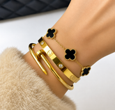 3 Piece Stainless Steel Bracelet Set for Women