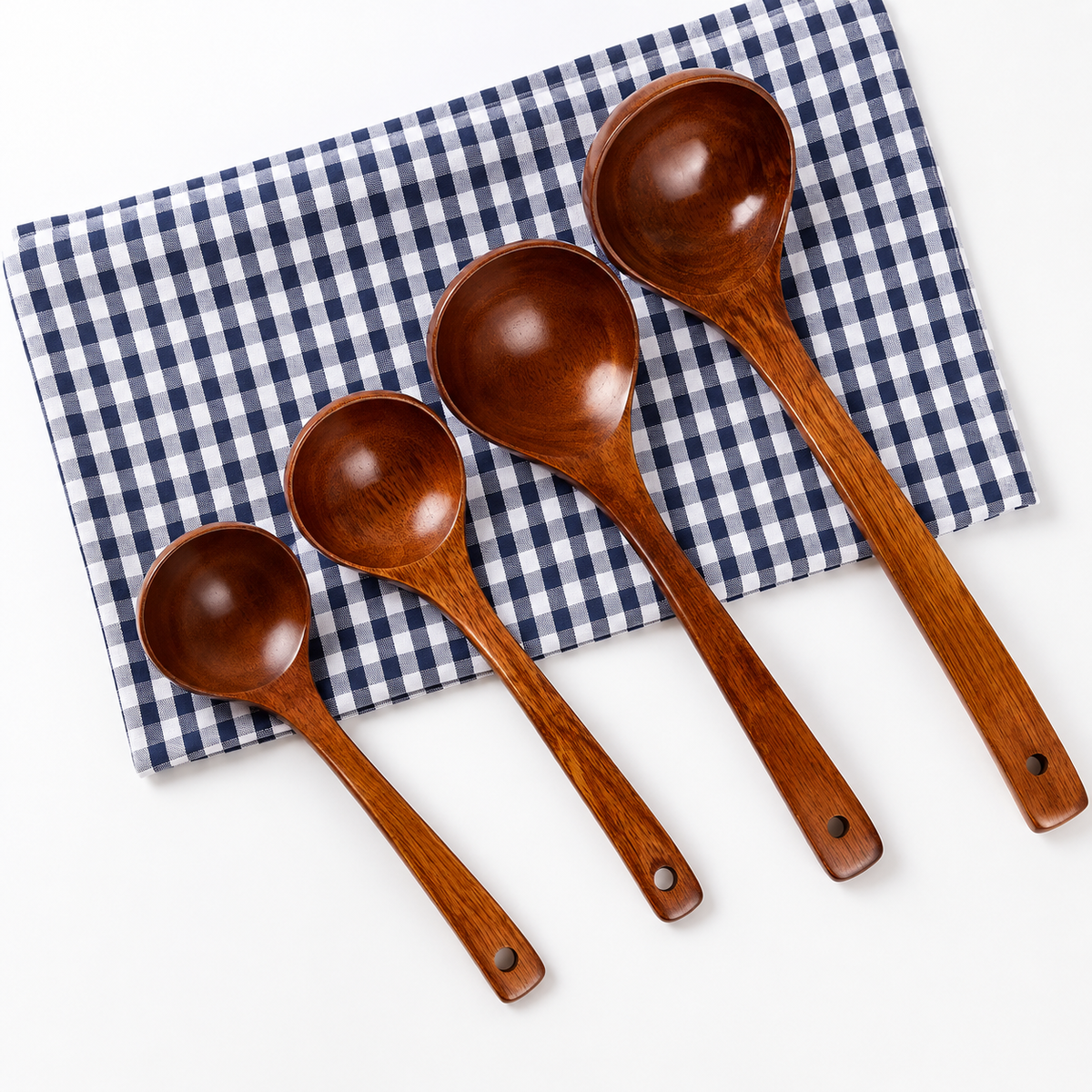 New Komu Wooden Spoon Soup Ladle Kitchen Utensils Tableware Cooking Catering Supplies Non Stick Pot Cutlery Accessories